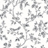 Ray Black Bird Trail Wallpaper by Advantage Kitchen Covers about 56.4 square feet 20.5-in by 33-ft long roll Unpasted 10.4 - Fabric Carolina -