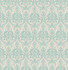 Waverly Turquoise Petite Damask Wallpaper by A-Street Prints Kismet Covers about 56.4 square feet 20.5-in by 33-ft long roll Unpasted 10.5 - Fabric Carolina -