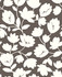 Astrid Chocolate Floral Wallpaper by A-Street Prints Habitat Covers about 56.4 square feet 20.5-in by 33-ft long roll Unpasted 25.2 - Fabric Carolina -