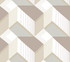 Graphic Geo Blocks White & Cream Wallpaper by Inspired by Color Beige & Neutrals Covers about 60.8 square feet 27-in by 27-ft long roll Prepasted 24 - Fabric Carolina -
