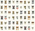 Cool Cats Multi White Peel & Stick Wallpaper by Rifle Paper Co. P&S Rifle Paper 2 Covers about 45 square feet 27-in by 20-ft long roll Peel & Stick 24 - Fabric Carolina -