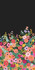 Garden Party Black Wall Mural by Rifle Paper Co. Rifle Paper Co. 3rd Edition Covers 2 panels - measures 5.5-ft wide by 11.2-ft tall when assembled 33.25-in by 11.2-ft long roll Unpasted 0 - Fabric Carolina -