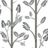 Aviary Branch Grey Peel & Stick Wallpaper by York Wallcoverings York Premium Peel + Stick Risky Business Vol. III Covers about 34.2 square feet 20.5-in by 20-ft long roll Peel & Stick 20.5 - Fabric Carolina -