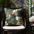 ORCHID BLOOM Cushion (LC40072) by Mind The Gap | LC40072 | THE TROPICAL COTTAGE | 20 x 20 in | Brown, Green | Fabric Carolina | https://www.fabriccarolina.com/