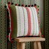 HANDWERKLICH Cushion (LC40201) by Mind The Gap | LC40201 | TYROL APRES-SKI HOME COLLECTION | 20 x 20 in | Green, Red, White | Fabric Carolina | https://www.fabriccarolina.com/
