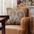 TANNENBAUM Cushion (LC40187) by Mind The Gap | LC40187 | TYROL APRES-SKI HOME COLLECTION | 20 x 20 in | Blue, Green, Red, Yellow | Fabric Carolina | https://www.fabriccarolina.com/