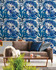 ALGAE IN BLUE (WP20179) by Mind The Gap | WP20179 | PREMIUM DESIGNER WALLPAPER COLLECTION | 3 rolls x 20.5 x 118.1 in | 0.52m / 20.5in | 3m / 118in | 4.65mp | 52cm / 20.5in | Blue, Taupe | Non-woven | Paste the wall | 3-rolls in a box | Fabric Carolina | https://www.fabriccarolina.com/