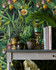 LUSCIOUS FLORA Wallpaper (WP20518) by Mind The Gap | WP20518 | THE WALLPAPER COMPENDIUM 1 | 3 rolls x 20.5 x 118.1 in | 0.52m / 20.5in | 3m / 118in | 4.65mp | 70cm / 27.6in | Black, Green, Yellow | Textured Matte | Paste the wall | 3-rolls in a box | Fabric Carolina | https://www.fabriccarolina.com/