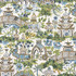 Kyoto Bluegreen by Magnolia Fabric - 100% Cotton India 10,000 WYZ Horizontal: 41.5 and Vertical: 26.5 54 - Fabric Carolina -