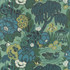 Mandarin Garden (Wp) # 04 Jade by 1838 Wallcoverings Wallpaper V&A Decorative Papers HALF DROP PASTE THE WALL UNITED KINGDOM V-18" 20.5"X11YD - Fabric Carolina -