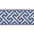 Melrose Emb Tape Marine by Magnolia Trim - 51% Fibranne, 49% Polyester China Horizontal: and Vertical: 3.5 - Fabric Carolina -