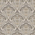 Marrakech Damask Latte by RM CoCo Fabric Painter's Palette Titanium White To Lamp Black See Sample 0 Horizontal: 13.5 and Vertical: 13.5 0 - Fabric Carolina -