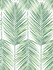 Paradise Palm Greenery by Seabrook Wallpaper Beach House United States 60.75 36" 27" - Fabric Carolina -