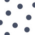Dots Navy by Seabrook Wallpaper Day Dreamers United States 56.12 20.87" 20.5" - Fabric Carolina -