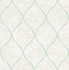 Ogee Grey, Aqua, and Metallic Gold by Seabrook Wallpaper French Impressionist United States 56.12 20.87" 20.5" - Fabric Carolina -