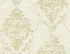 Damask Metallic, Cream, and Greige by Seabrook Wallpaper French Impressionist United States 60.55 20.87" 27" - Fabric Carolina -