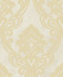 Vogue Damask Metallic Gold and Off-White by Seabrook Wallpaper Nouveau Luxe United States 56.05 25.2" 20.5" - Fabric Carolina -