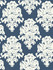 Montserrat Prussian Blue and White by Seabrook Wallpaper Tortuga United States 60.75 18" 27" - Fabric Carolina -