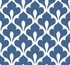 Grenada Prussian Blue and White by Seabrook Wallpaper Tortuga United States 60.75 8.4" 27" - Fabric Carolina -