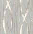 Barbados Gray, Metallic Silver, and White by Seabrook Wallpaper Tortuga United States 56.05 20.87" 20.5" - Fabric Carolina -