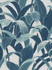 Imperial Banana Groves Metallic Pearl and Azure Blue by Seabrook Wallpaper Koi United States 56.05 27.8" 20.5" - Fabric Carolina -