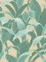 Imperial Banana Groves Metallic Gold and Sea Green by Seabrook Wallpaper Koi United States 56.05 27.8" 20.5" - Fabric Carolina -