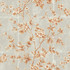 Great Wall Floral Metallic Orange and Gray by Seabrook Wallpaper Koi United States 60.75 27" 27" - Fabric Carolina -