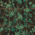 Great Wall Floral Metallic Mocha and Sea Green by Seabrook Wallpaper Koi United States 60.75 27" 27" - Fabric Carolina -