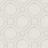Silk Road Trellis Metallic Pearl and Off-White by Seabrook Wallpaper Koi United States 60.75 27" 27" - Fabric Carolina -