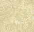Newton Damask Metallic Gold and Off-White by Seabrook Wallpaper Avant Garde United States 60.75 25.2" 27" - Fabric Carolina -