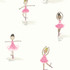 Tiny Dancers Bubblegum and White by Seabrook Wallpaper Playdate Adventure United States 56.05 20.87" 20.5" - Fabric Carolina -