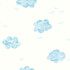 Daydream White and Sky Blue by Seabrook Wallpaper Playdate Adventure United States 56.05 20.87" 20.5" - Fabric Carolina -