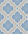 Trellis Silver, Blue, and Glitter by Seabrook Wallpaper Aura Netherlands 56.05 6.3" 20.5" - Fabric Carolina -