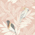 Paradise Island Birds Pink Sunset and Ivory by Seabrook Wallpaper Boho Rhapsody United States 56.05 20.87" 20.5" - Fabric Carolina -