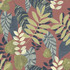 Tropicana Leaves Redwood, Olive, and Washed Denim by Seabrook Wallpaper Boho Rhapsody United States 60.75 27" 27" - Fabric Carolina -