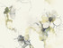 Anemone Watercolor Floral Dark Ash and Canary by Seabrook Wallpaper Living with Art United States 60.53 20.87" 27" - Fabric Carolina -