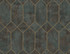 Geo Faux Rust, Forest Green, and Metallic Gold by Seabrook Wallpaper Living with Art United States 60.53 20.87" 27" - Fabric Carolina -