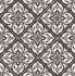 Plumosa Tile Ebony and Silver by Seabrook Wallpaper Luxe Retreat United States 56.05 10.43" 20.5" - Fabric Carolina -