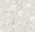 Southport Floral Trail Metallic Silver and Fog by Seabrook Wallpaper Luxe Retreat United States 60.53 25.2" 27" - Fabric Carolina -