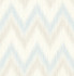 Regent Flamestitch Stringcloth Sky Blue and Arrowroot by Seabrook Wallpaper Luxe Retreat United States 56.05 20.87" 20.5" - Fabric Carolina -