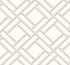 Block Trellis Metallic Silver and Eggshell by Seabrook Wallpaper Luxe Retreat United States 60.53 12.6" 27" - Fabric Carolina -