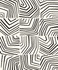 Linework Maze Inkwell by Seabrook Wallpaper The Simple Life Netherlands 57.5 25.2" 20.9" - Fabric Carolina -