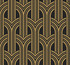 Broadway Arches Antique Gold by Seabrook Wallpaper Deco 2 United States 60.75 12.6" 27" - Fabric Carolina -