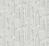 Manhattan Skyline Silver Sky by Seabrook Wallpaper Deco 2 United States 60.75 25.2" 27" - Fabric Carolina -