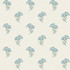 Lotus Branch Floral Blue Bell & Herb by Seabrook Wallpaper French Country United States 60.75 9" 27" - Fabric Carolina -