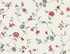 Florale Trail Antique Ruby & French Blue by Seabrook Wallpaper French Country United States 60.75 20.87" 27" - Fabric Carolina -