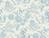 Colette Chinoiserie Bleu Bisque by Seabrook Wallpaper French Country United States 60.75 20.87" 27" - Fabric Carolina -