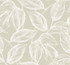 Beckett Sketched Leaves Oat by Seabrook Wallpaper Summer House United States 60.75 25.2" 27" - Fabric Carolina -