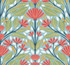 Carmela Folk Floral Summer Garden by Seabrook Wallpaper Summer House United States 60.75 25.2" 27" - Fabric Carolina -