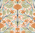 Carmela Folk Floral Summer Ends by Seabrook Wallpaper Summer House United States 60.75 25.2" 27" - Fabric Carolina -